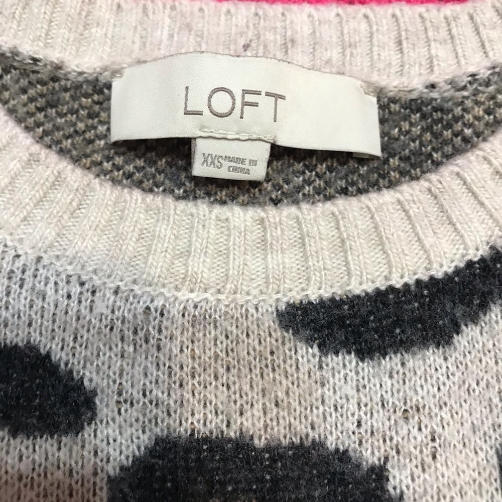 🌟✨SALE!✨🌟  LOFT Cheetah Sweater! - Picture 3 of 5